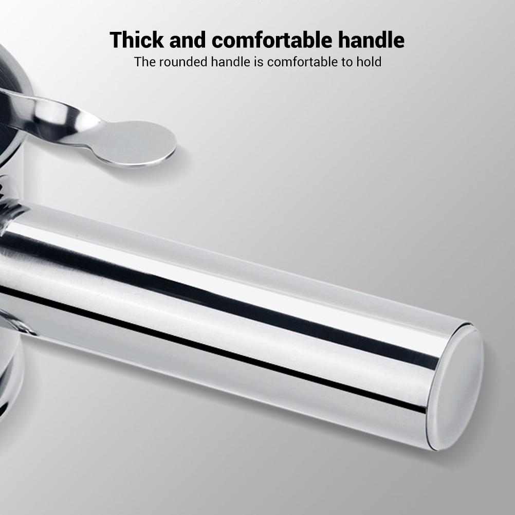 Pâlnie cu piston din oțel inoxidabil cu suport pentru bile de caracatiță Instrument pentru pâlnie de dozare a cremei de sos