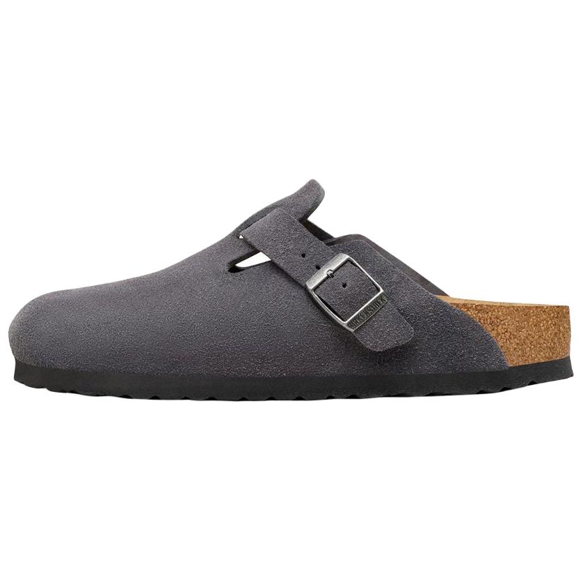 Birkenstock Boston Retro Versatile Clogs Unisex Footwear Gray 1031678 37