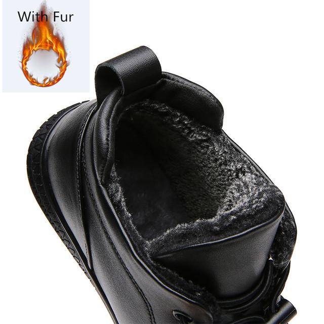 

Мужские ботинки, ботильоны из 100% натуральной кожи, повседневные ботинки из коровьей кожи высокого качества на шнуровке, осенне-зимняя мужская обувь, большие размеры 37-48 8