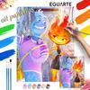 Oil Painting Painting Art Elemental Movie Characters Handmade Diy Painting Home Decoration Gift