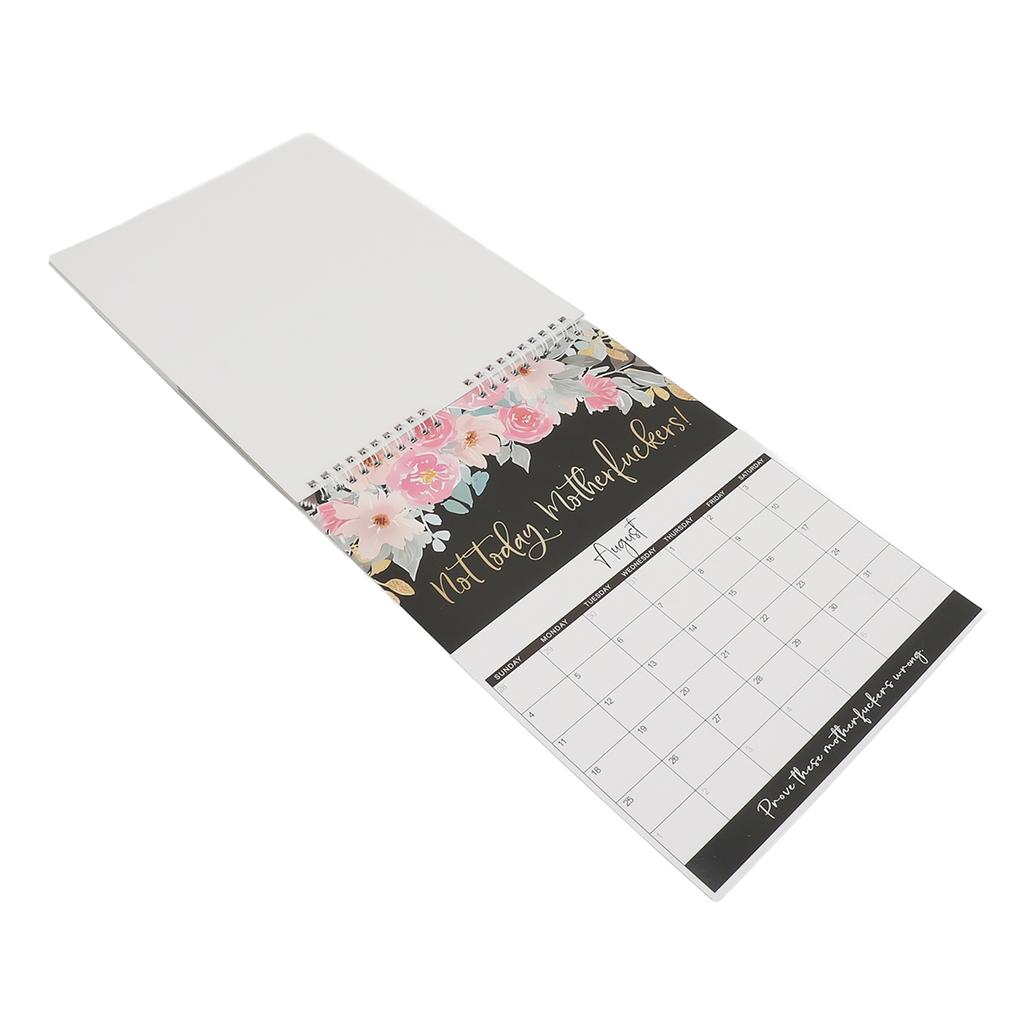 2024 Tired Women Calendar Exquisite Humorous Hanging Calendar Funny Word Planner Monthly Calendar for Home and Office