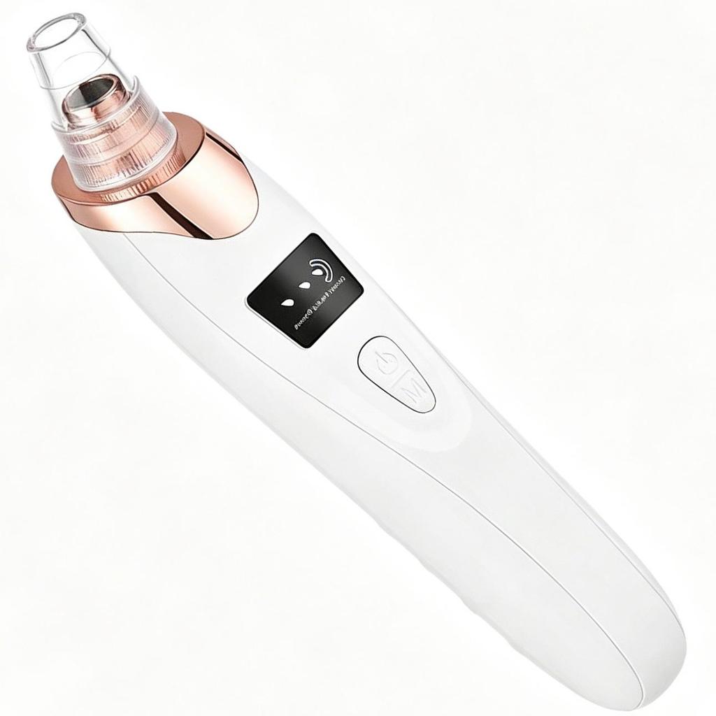 Rechargeable Electric Blackhead Remover: Gentle Suction Facial Cleanser and Pore Cleaner
