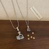 Design Sense Can Open Money Bag Pendant Necklace Female Niche Personality Unique Exquisite Versatile Neck Chain Sweater Chain