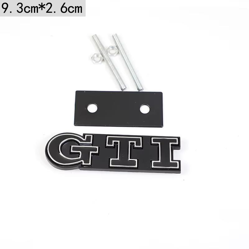Porte-clés de voiture/Insigne de calandre avant de voiture Autocollant Logo GTI en Métal Pour VW GTI Polo Golf MK6 MK7 Passat Scirocco Touran CC Tiguan Jetta. Z222