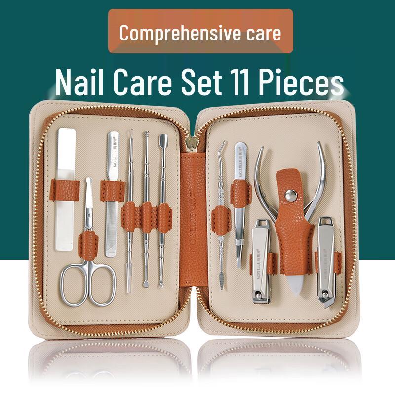 Zhou Mushi 11-Piece Stainless Steel Manicure Set