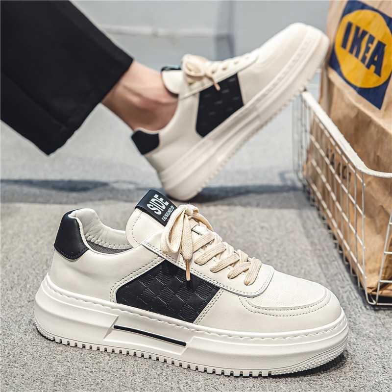 Men's shoes autumn new breathable little white shoes boys trend versatile platform sports shoes casual board shoes trendy shoes