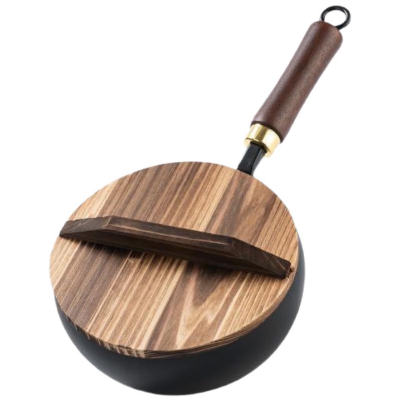 Wutuo 26cm Hammered Iron Wok Set