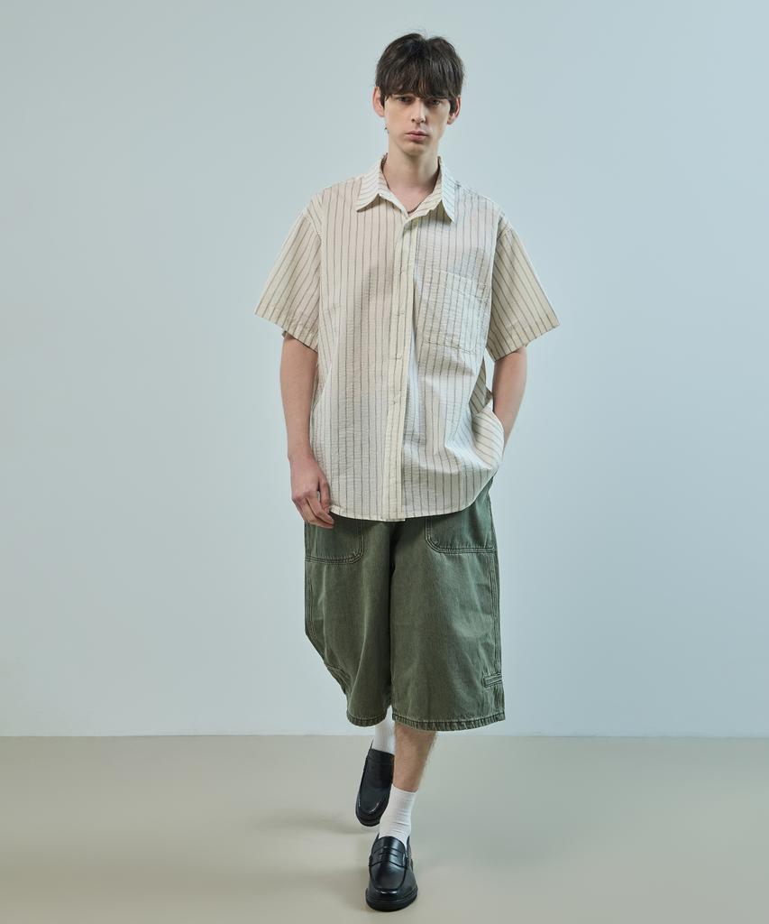 LOGSTORE Pigment Fatigue Half Pants