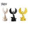Small Angel Statue 3D Printed Dancing Figurine, Modern Winged Women Statue, Collectible Decorative Sculpture for Living Room, Bedroom, Bookshelf