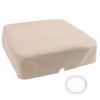 Arm Rest Seat Box Cover Easy To Install Comfortable Elegant Look Water Resistant Center Console Armrest Cover for Replacement