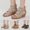 All Sandals For Women Flat Fashion Spring And Summer Women Sandals Wedge Heel And Open Toe Hollow Sandalias Bonitas Para Mujer