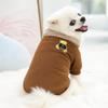 Winter Dog Warm Clothes Plush Dog Vest Coat Cute Dog Bodysuit  Cat