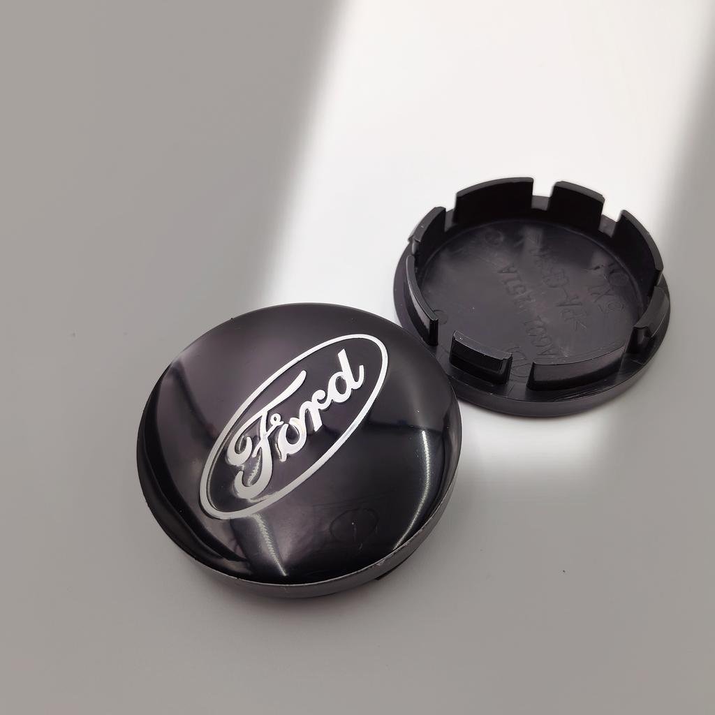 AJV1 4PCS 54/56/60/65/68mm Wheel Center Caps For Ford Fiesta Mondeo Fusion Explorer Escape Focus Kuga Rim Hubcap Cover Badge