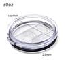 Newest Food Grade PP 20/30 Ounce Splash Spill Proof Clear Mugs Cups Lid Replacement Fit Vacuum Lid For YETI Rambler Tumbler Cup