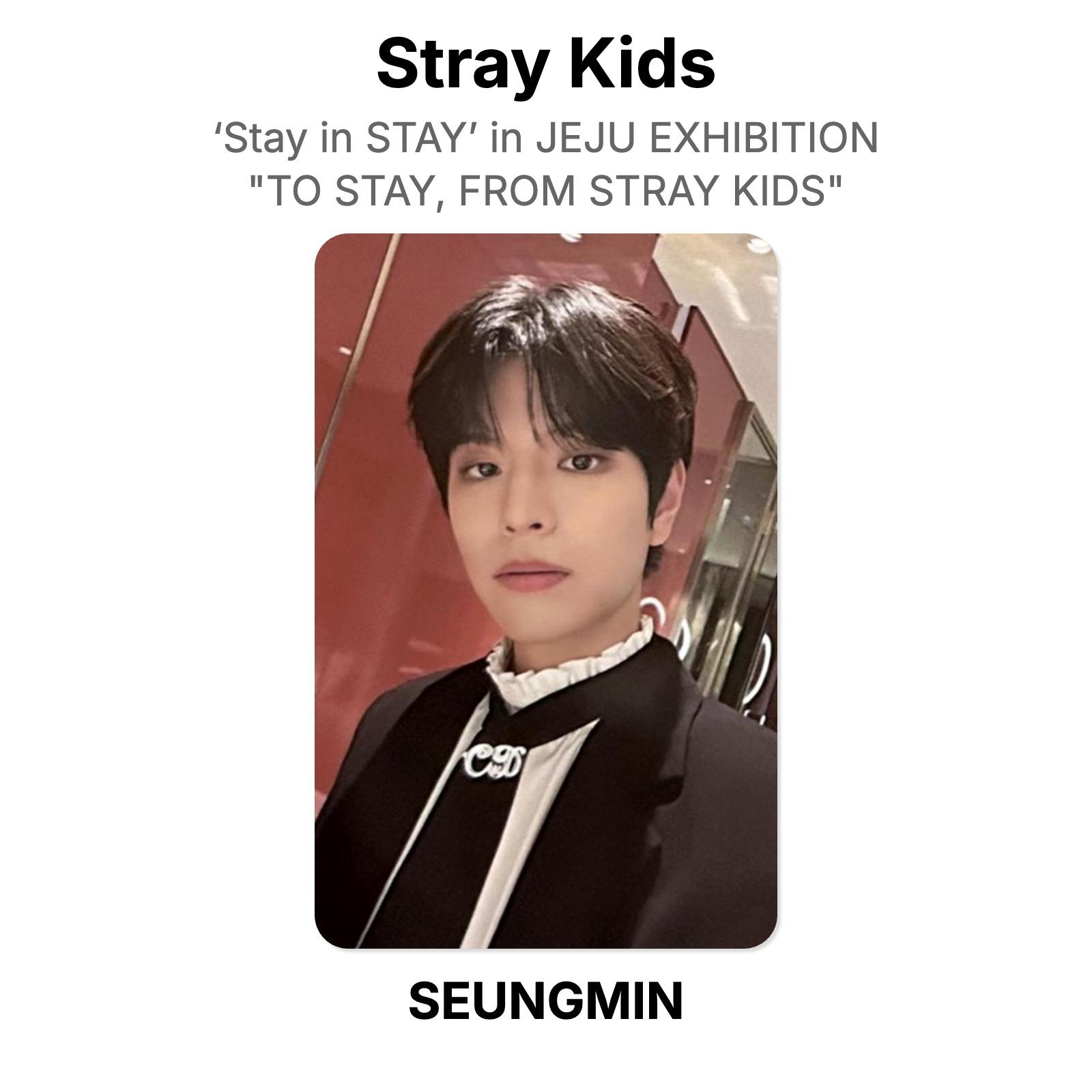 Stray Kids ‘Stay in STAY’ in JEJU EXHIBITION TO STAY, FROM STRAY KIDS Official Photocard SEUNGMIN 02