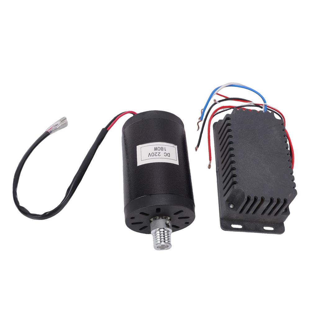 Kit Controller Motore Ruota da Tornio in Alluminio Plastica Motore 180W con Controller Accessori Macchina per Modellare la Ceramica