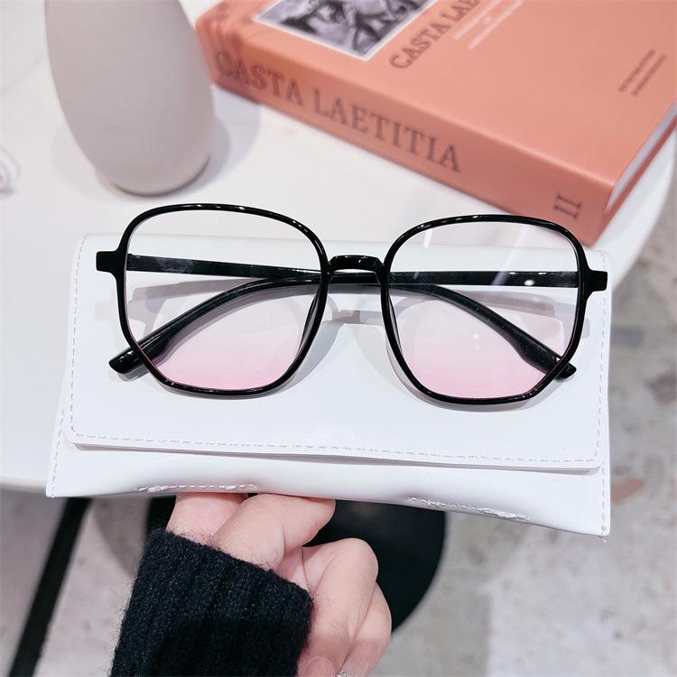 Blush Pink Anti-Blue Light Anti-Radiation Myopia Glasses for Women - Korean Style Trendy Eyewear, Prescription Optional.