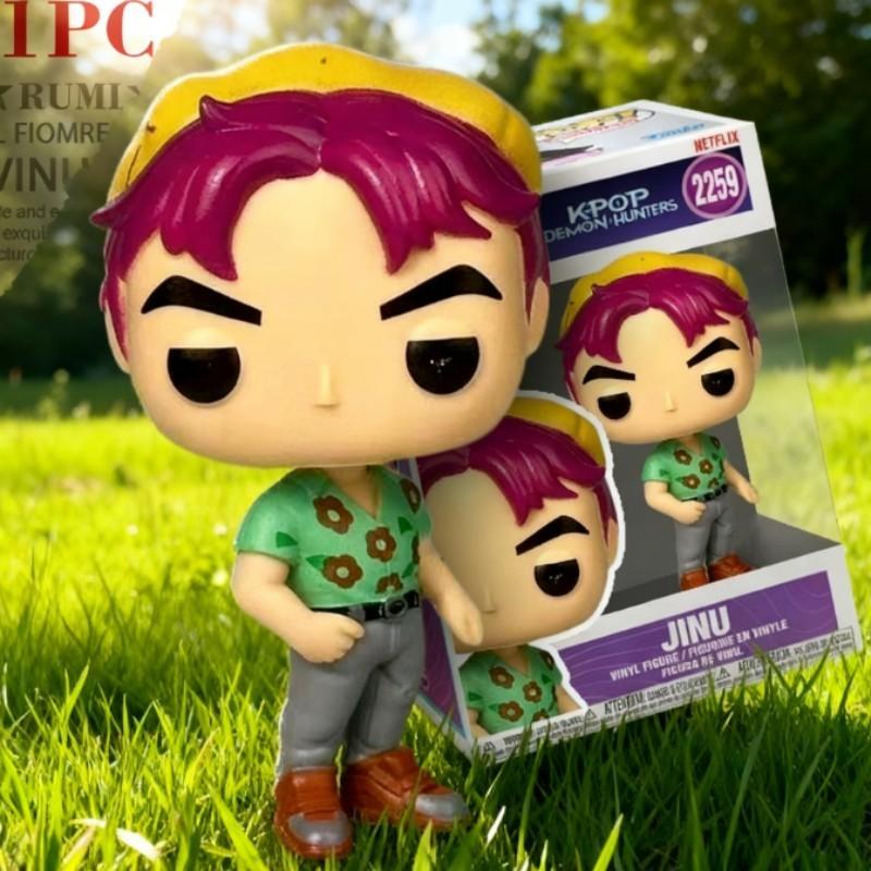 Silikon Derpy Anime Sammlermodell – KPop x Demon Slayer Zoey Rumi Mira Jinu Figur, Limitierte Geschenkidee für Erwachsene Kinder