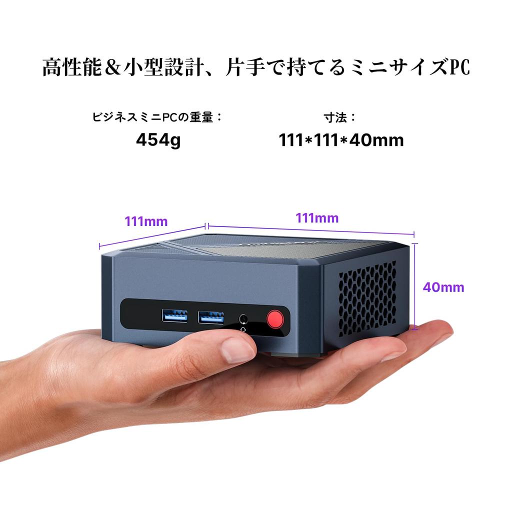 ORIGIMAGIC Intel Mini PC N3 12th Generation Core 32GB DDR4 512GB NVMe SSD Mini PC maximum frequency 4 screen up to 8K60Hz BT LAN Windows 11 Pro