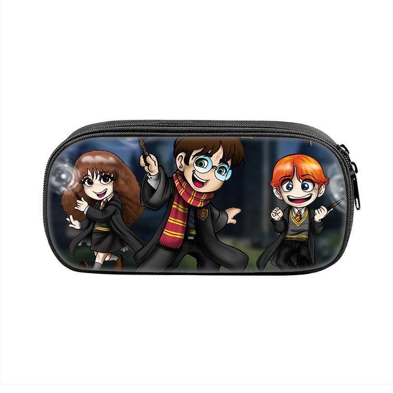 Harry Potter School Stationery Bag With Nylon Material For Students And Gift Use