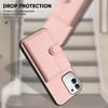 For vivo T4x 5G/vivo Y300t 5G/vivo iQOO Z10x 5G/vivo Y29 4G Case RFID Blocking Card Holder Kickstand TPU + PU Leather Phone Back Cover