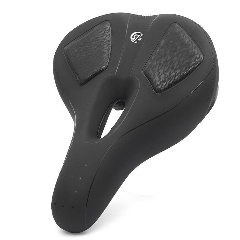Mountain Bike Saddle Silicone Breathable Hollow Bicycle Seat Cushion Cycling