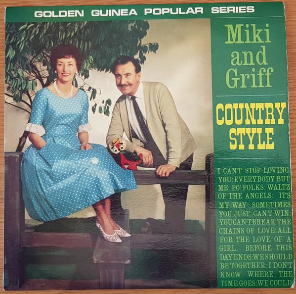 

LP Record MIKI & GRIFF - Country Style GGL0332 Pye Golden Guin 1965 UK Pop Used