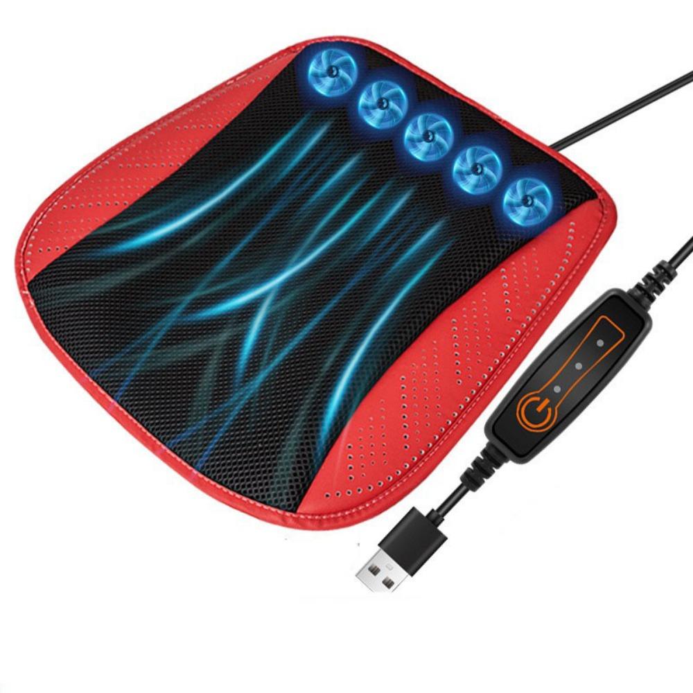 Fast Blowing USB Fan Blowing Seat Cushion Car Ventilated Seat Cushion Office Chairs