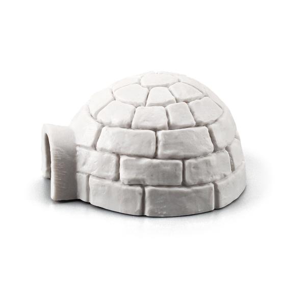 3 Pezzi Modello Igloo Animali Artici Decorativi Realistici Modello Architettonico Accessori per Acquario