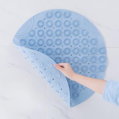 Bathroom TPR Bathing Non Slip Mat Home Toilet Floor Mat Circular Non Slip Foot Mat Hotel Bathroom Massage Rubbing Foot Mat