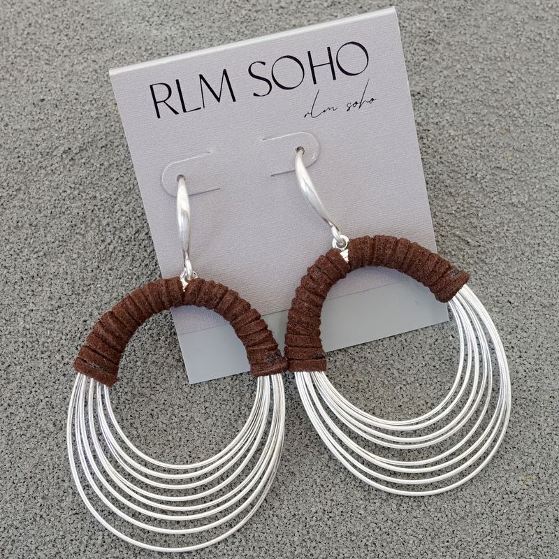 

Rlm Soho Western European and American Style Handmade Woven Designer Earrings with a Literary and Artistic Vibe Default