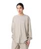 Soft Cotton Relaxed Logo T for Men and GREIGE M L/S TS-25AU010 Long-Sleeve T-Shirt Women,