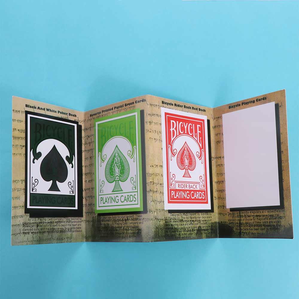 Gimmick Props 3D Advertising Magic Tricks Card Close Up Comedy Game Show Play