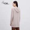 Heirmans Women's Hooded Long-Sleeve Wool Sweater