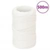 152533 vidaXL Boat Rope White Full 2 Mm 500 M Polypropylene