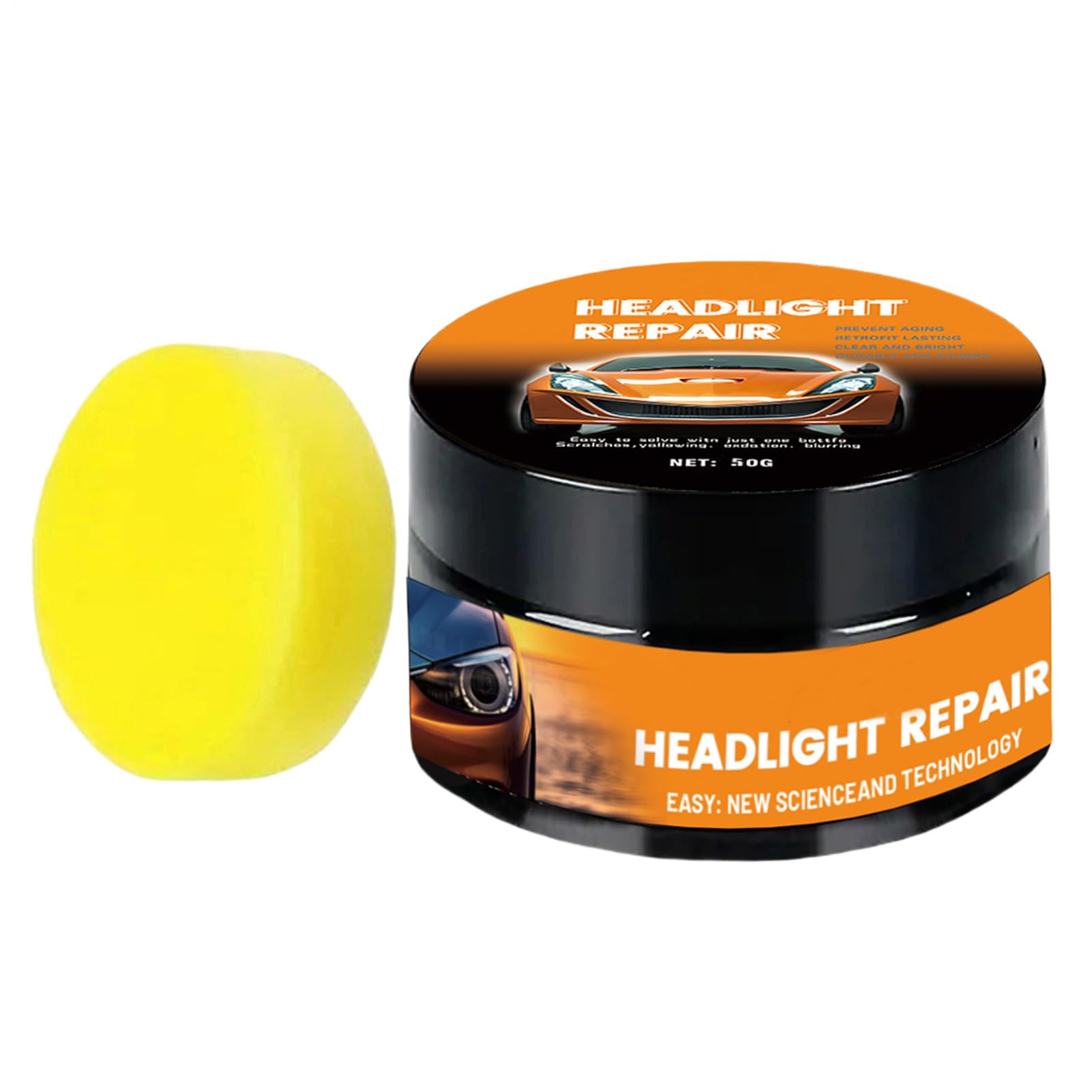 Automotive Headlight Repair Paste - Automotive Headlight Repair Balm 100g | Automotive Light Scratches See description
