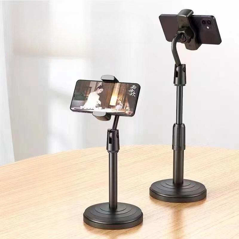 1Pc Mobile Phone Desktop Bracket Adjustable Lifting Lazy Mobile Phone Holder Countertop Teacher Online Class Teaching Photo Live Shooting