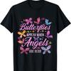 Animal Tees & Gifts Butterfly T-Shirt - Unisex-Adults & Kids - Black - Small - Long Sleeve - Nature-Inspired Classic Casual