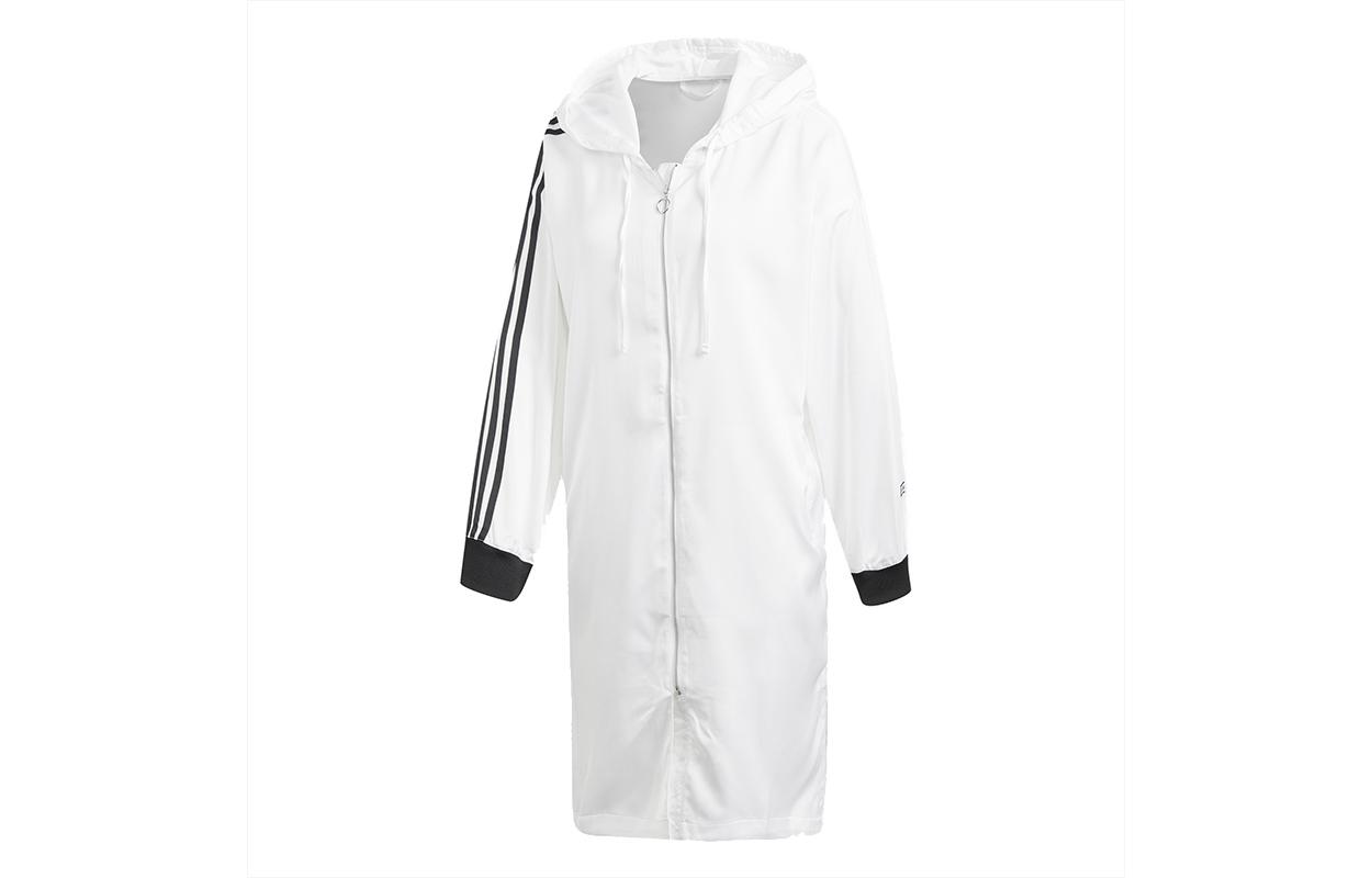 Adidas Originals Jackets Women s White Hooded Moderate Other DU7255 32
