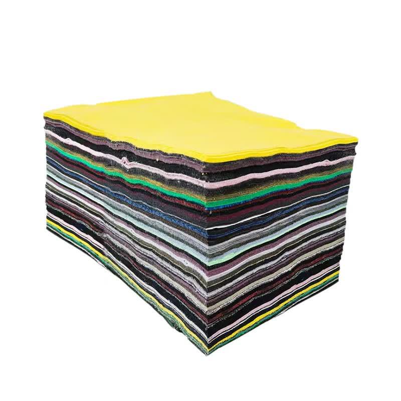 Assorted Cotton Blend Industrial Wiping Rags многоцветный