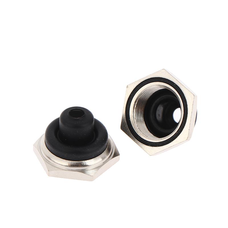 5Pcs Product M12 * 0.75 12Mm Toggle Switch Waterproof Cap With Hexagonal Metal Edge Accessories