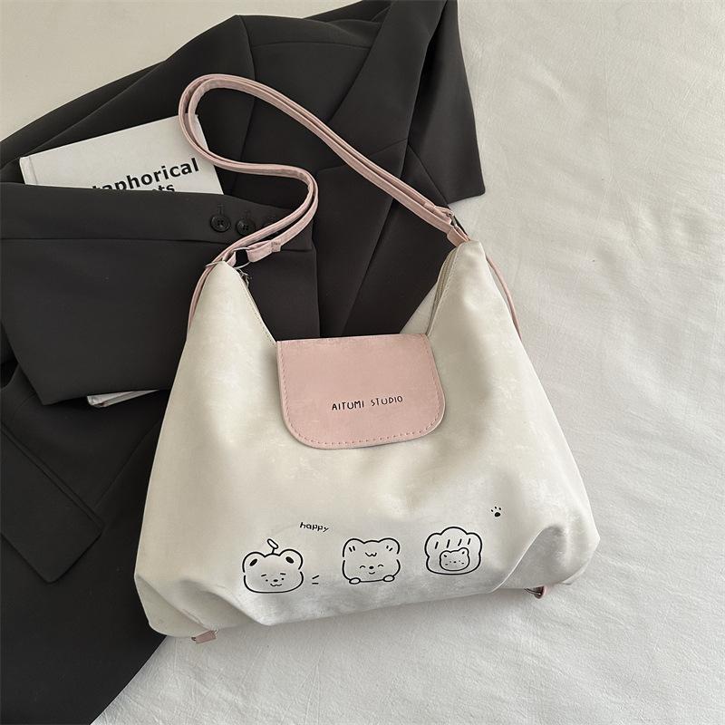 

Весна новая повседневная простая нишевая дизайнерская модная трендовая большая вместимость сумка через плечо мессенджер женская сумка