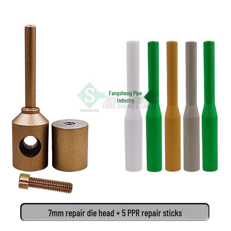 Instrument de reparat conducte de apă PE: Mașină de etanșare la scurgeri cu topire la cald cu cap de sudură PPR și baton de adeziv PERT