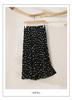 Fashionable Polka Dot Printed High Waisted Skirt for 2026 Spring Versatile Slimming Mid Length A-line Umbrella Skirt