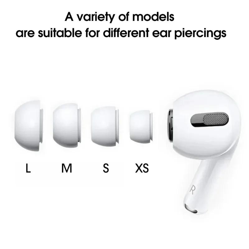 1-4Pairs Replacement Eartips for AirPods Pro 1st 2nd Generation Ear Tips Buds Silicone Rubber Eartips Earbuds Cap Accessories