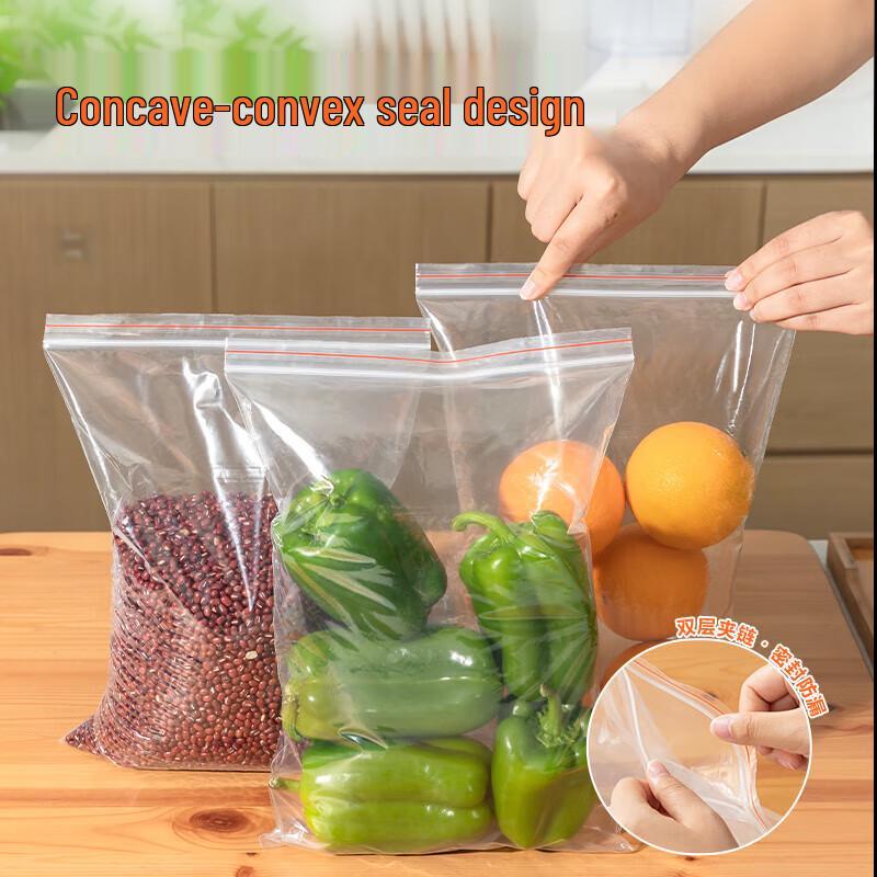Deli Transparent PE Food Seal Storage Bags
