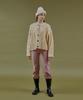 PINBLACK Pastel Corduroy Slim Bootcut Pants Pink