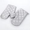 1Pc Convenient Anti-scalding Microwaved Silver-coated Wear-resistant Cooking Mittens for Picnic Insulation Mitts