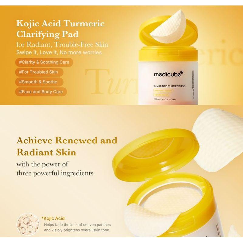 Medicube Kojic Acid Turmeric Pad