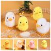 Plush Duck Wind Up Jumping Toy Lifelike Guide Baby Crawling Toy Clockwork Spring Chicken Toy  Gifts